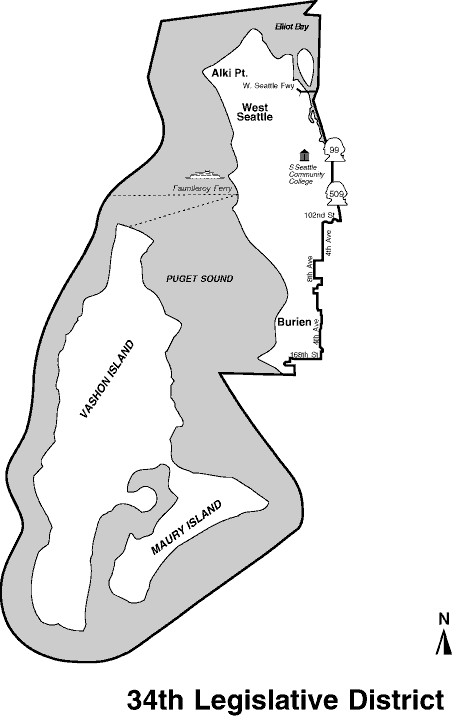 Thirty-fourth district map